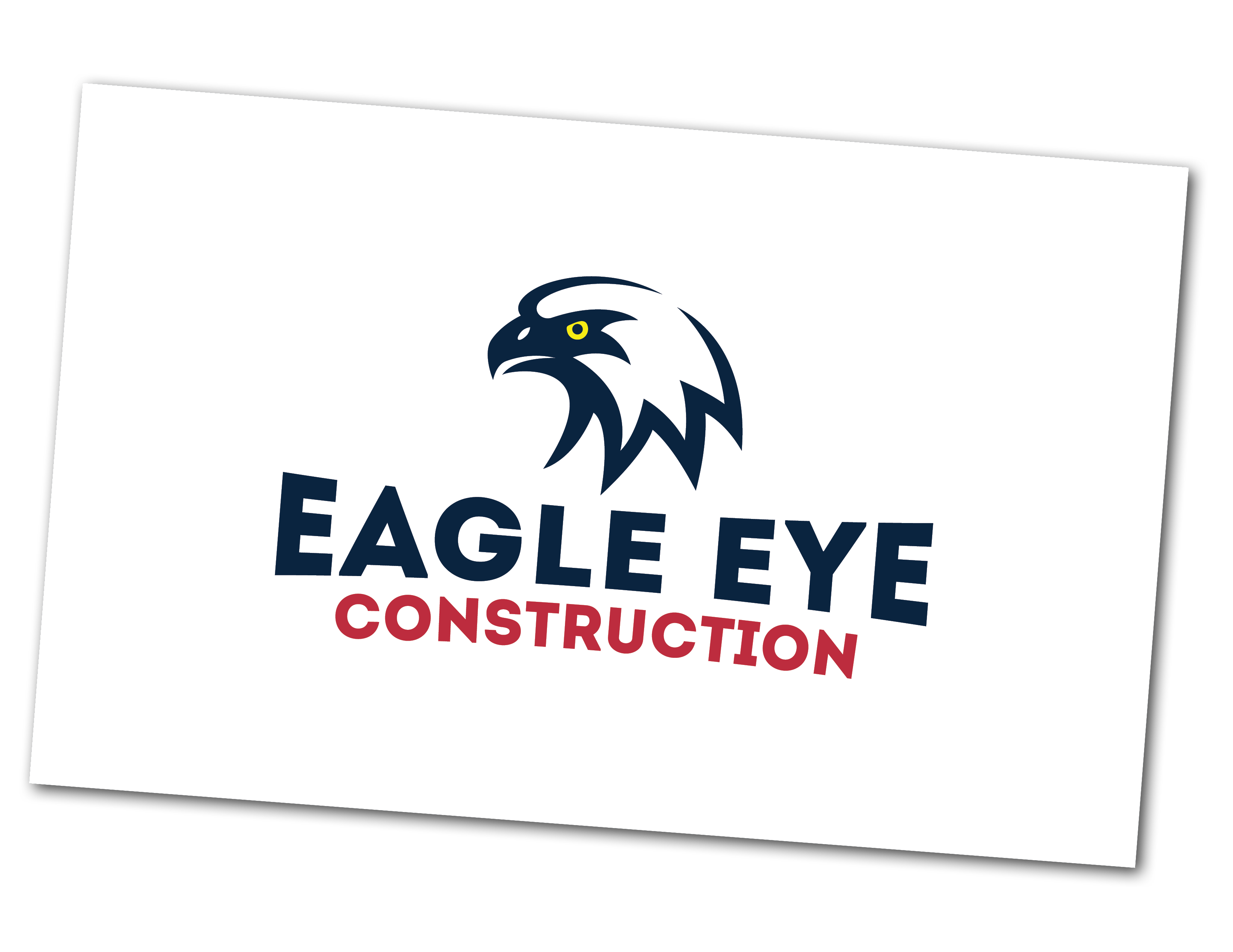 Eagle Eye Construction Logo Card