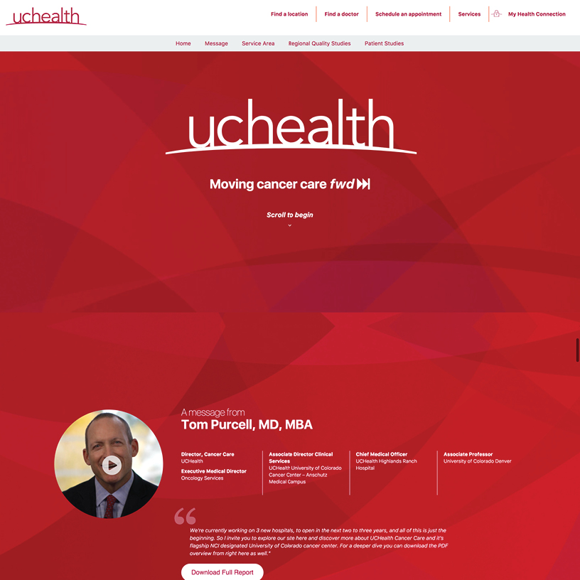 UCHealth Cancer Care Annual Report