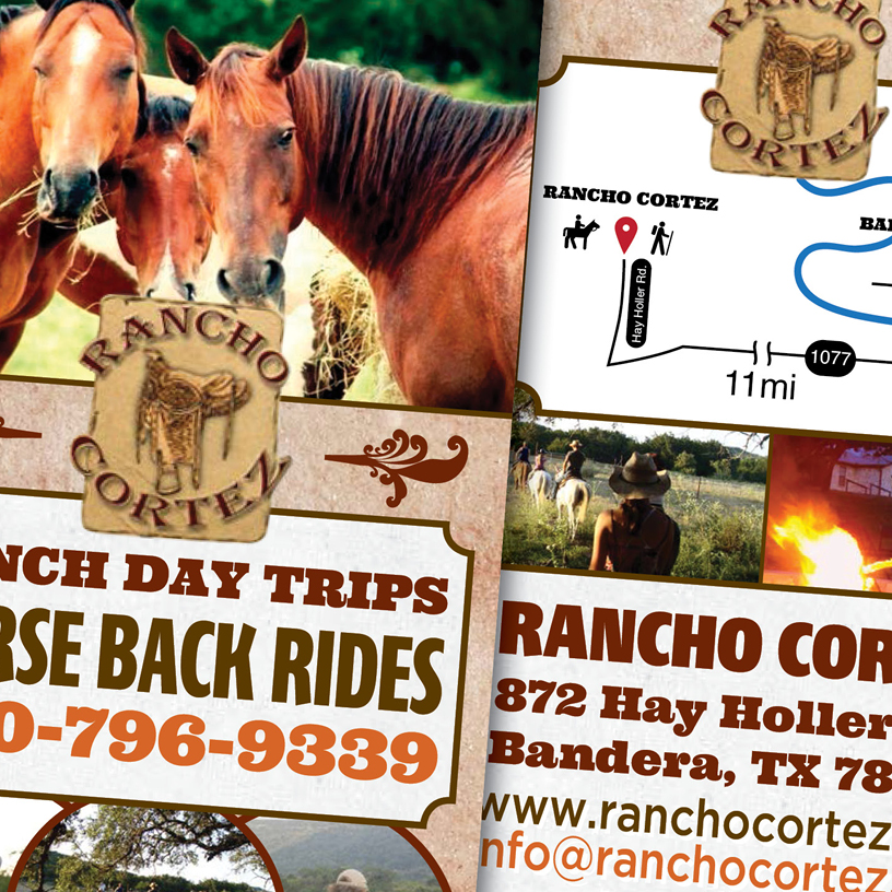 Rancho Cortez Rack Card