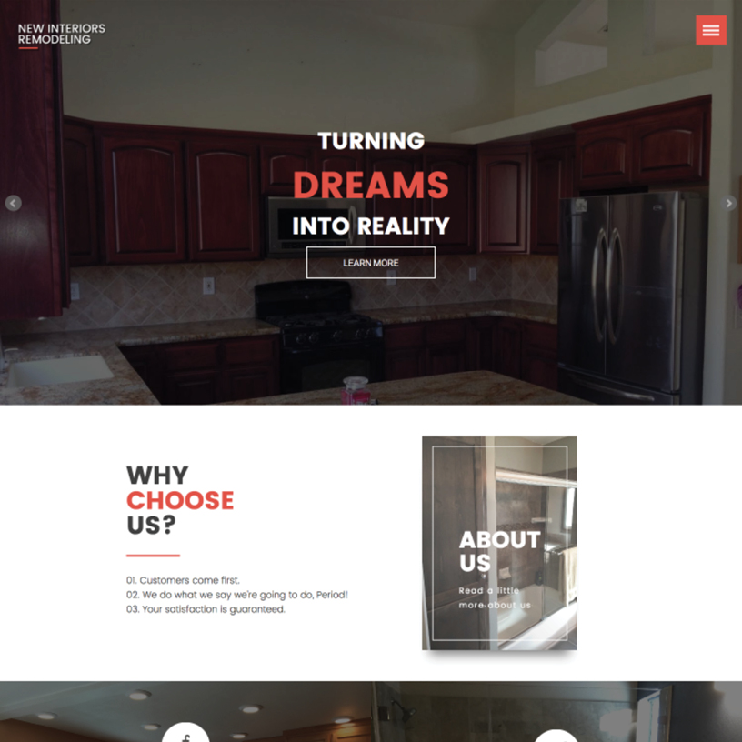 New Interiors Remodeling Website