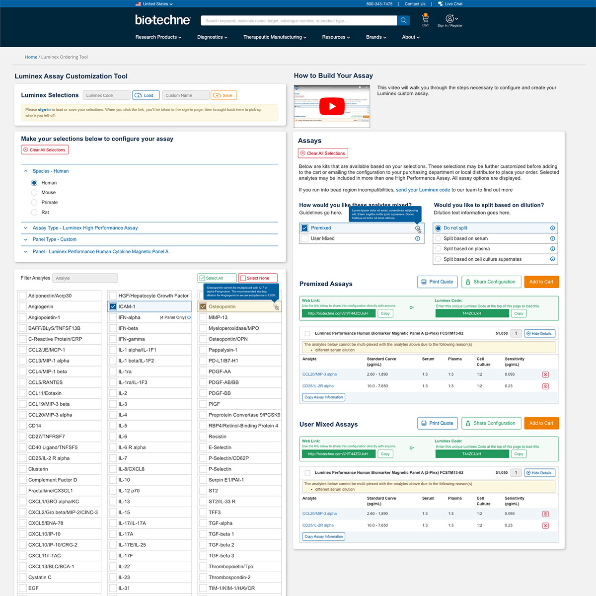 Bio-Techne Luminex Tool Share Configuration